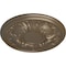 Ekena Millwork Wakefield Ceiling Medallion (Fits Canopies up to 3 5/8"), 11 3/4"OD x 1 1/4"P, Warm Silver CM11WAWSS - alternate 4